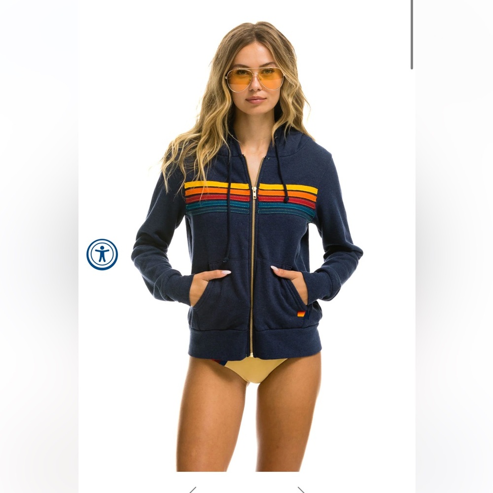 Aviator nation zip up